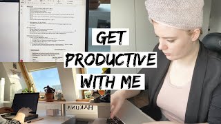 Get productive with me | Studium, YouTube, Home Office | Shantisfaction