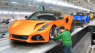 Tour of Super Advanced Lotus Factory Building Powerful Supercars by Hand