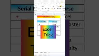 Excel Trick for Excel Master | #shorts #excel #exceltips #exceltricks #exceltutorial #excelshortcut