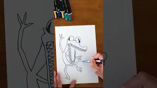 ORANGE - Rainbow Friends - How to DRAW