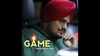 Game | Sidhu Moose Wala Ft Shooter Kahlon ( Full Song Video inf ) Vipul Kapoor | New Punjabi Song