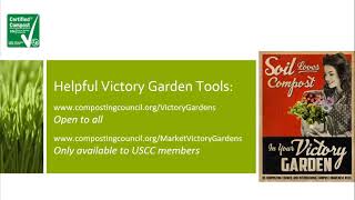 How to Use the Victory Garden Tools from USCC and CCREF