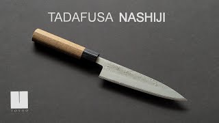 Tadafusa Nashiji Blue #2 Hiraki 165mm Maple Handle (Saya)