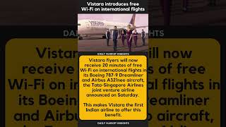 #vistara introduces free Wi-Fi on international flights