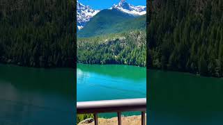 Diablo Lake Cascades National Park Washington #shorts #shortsvideos #diablolake#digitaldiarybydipali