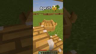 How To Escape Minecraft Traps In Every Age🤯 (World's Smallest Violin) #minecraft #shorts