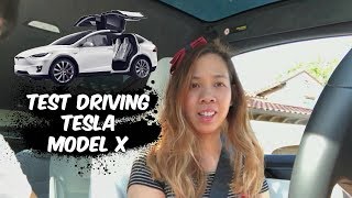 Test Driving Tesla Model X // ALWAYSONKIEU