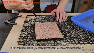 1000 piece puzzle die, jigsaw puzzle die cut, 2PT steel rule puzzle die maker,    puzzle die cutting