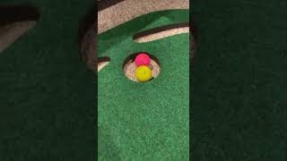 Golf ball hole is huge and you still suck at putting