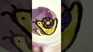 Magical🪄 Ink Floating pen 6=🐌#shorts #diy #satisfying #trending #cute #easydrawing #viral #snail