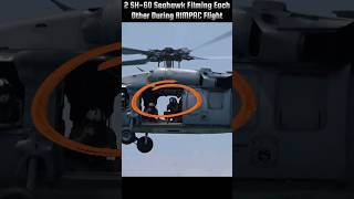 Epic Footage of two SH-60 Seahawk Helicopter crew filming each other! #usnavy #sh60 #helcopter #uh60