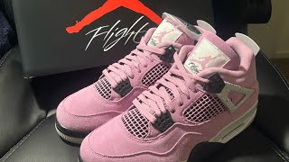 Jordan 4 Retro Women's Orchid