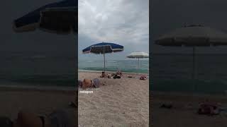 A relaxing day at Sirolo beach in Italy. 🌊🐬♥️