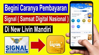 cara bayar signal samsat di livin mandiri