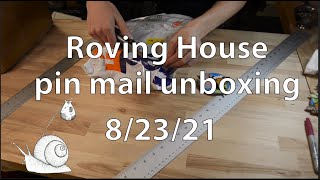 Roving House factory enamel Pin Mail unboxing. 8/23/2021