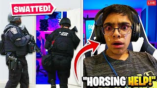 Little Kid Gets Arrested LIVE On Stream... (i was playing with him)