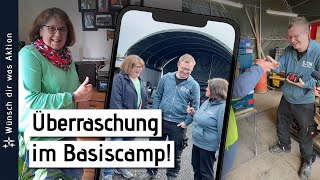 Wunscherfüllung im Basiscamp! #wünschdirwasaktion #flutkatastrophe2021