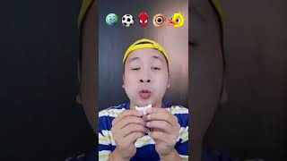 Makan permen viral sesuai emoji ⚽#asmr #mukbang