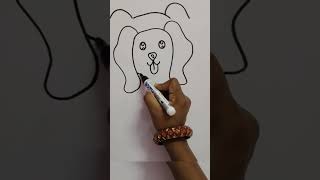 Dog Sketch Shorts | #How To #Draw #Easy #Dog #Sketch || DIY Sketch Art || Cute Puppy Sketch #sketch