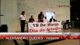 Dia do Artesão Alessandro guedes fala na Camara municipal