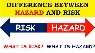 Hazard Vs Risk Difference in Urdu and Hindi | What Is Hazard? | What is Risk?