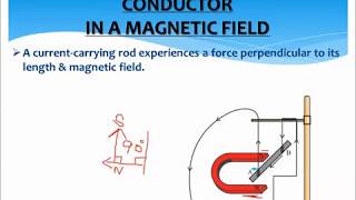 FORCE ON A CONDUCTOR CARRYING CURRENT