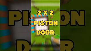 Minecraft piston door 2x2 | Floor secret door #minecraftshorts  #minecrafbuilds #minecraftbedrock