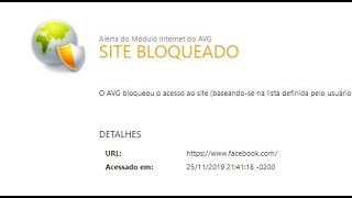 COMO BLOQUEAR SITE COM  AVG Internet Security