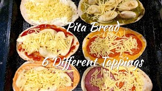 Pita Bread Toppings | 6 different ways | Which Topping is the best