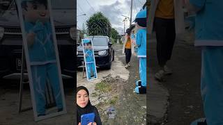 😱Hantu cermin..⁉️ #hantu #badutt #shortsfeed #reaction #viral #sekolah #fypシ #seram