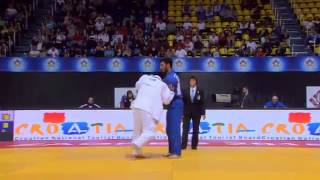 Zebeda Rekhviashvili (GEO) vs. Nacif Elias (LIB) -81kg IJF Grand Prix Zagreb 2015