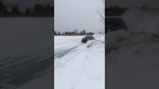 Subaru Impreza. Ice Jump