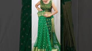 New draping style for mehendi function|#saree_draping #saree #fashion