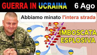 6 Ago: Forze Ucraine FAN SALTARE IN ARIA CONVOGLIO RUSSO SULL'AUTOSTRADA | Guerra in Ucraina