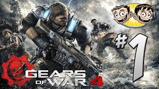 Gears of War 4 Co-op Campaign Walkthrough - PART 1 - Let's Play Playthrough