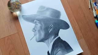 Cillian Murphy sketch || Timelaps video 🔥