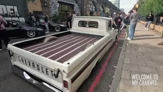 Tower Bridge Druid Street London Cars On Show 2024.