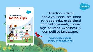 Salesforce: 2022 Pro Sales Tips for a LinkedIn Campaign "Sales Ops" | Animated Video ad by BlueMelon