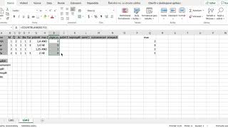 Excel část 1 - když, countif