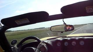 Dodge Viper few laps on Bedford Racetrack