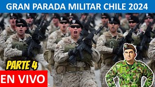 Militar ® Colombiano Reacciona GRAN PARADA MILITAR CHILENA 2024 PARTE 4