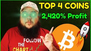 How To Turn $1K into $25,000 with These 4 Crypto Coins (HUGE GAINERS)