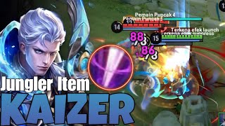 100% Winrate Build!! Kaizer New Best Build For Jungler | Kaizer Honor Of Kings