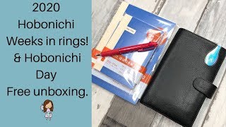 2020 Hobonichi Weeks in rings setup & Day Free unboxing