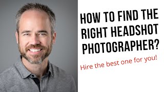 How to find a Headshot Photographer (Tips to hire the best one for YOU!)