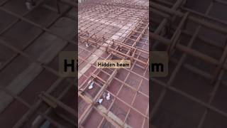 Hidden beam ll drop beam ll steel bars