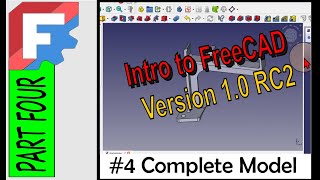 An Introduction to FreeCAD 1.0 Part 4 #freecad #cad #design #sketcher