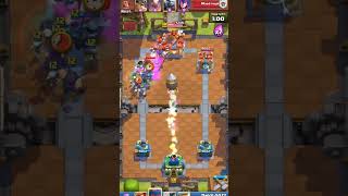 No room for mistakes in this high-pressure Clash Royale gameplay! #clashroyale #clashofclans