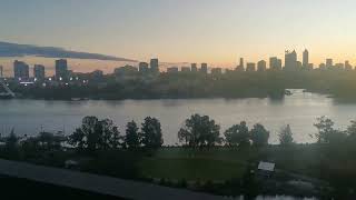 Optus Stadium view across the Swan River Perth Western Australia