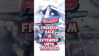 FASS FREEDOM SALE EXTENDED THRU JAN.2024 BLESSEDPERFORMANCE.COM #builtnotbought #happyholidays